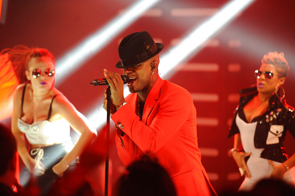 Ne-Yo performs in concert.