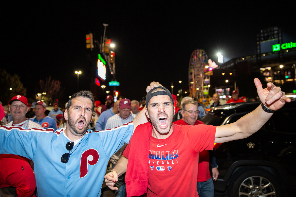 Fans celebrate