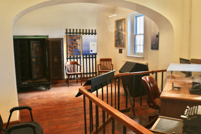 A room at the Historic Burlington County Prison Museum