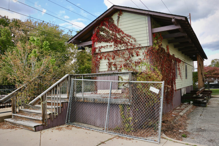 A view of the Ambler Freight House
