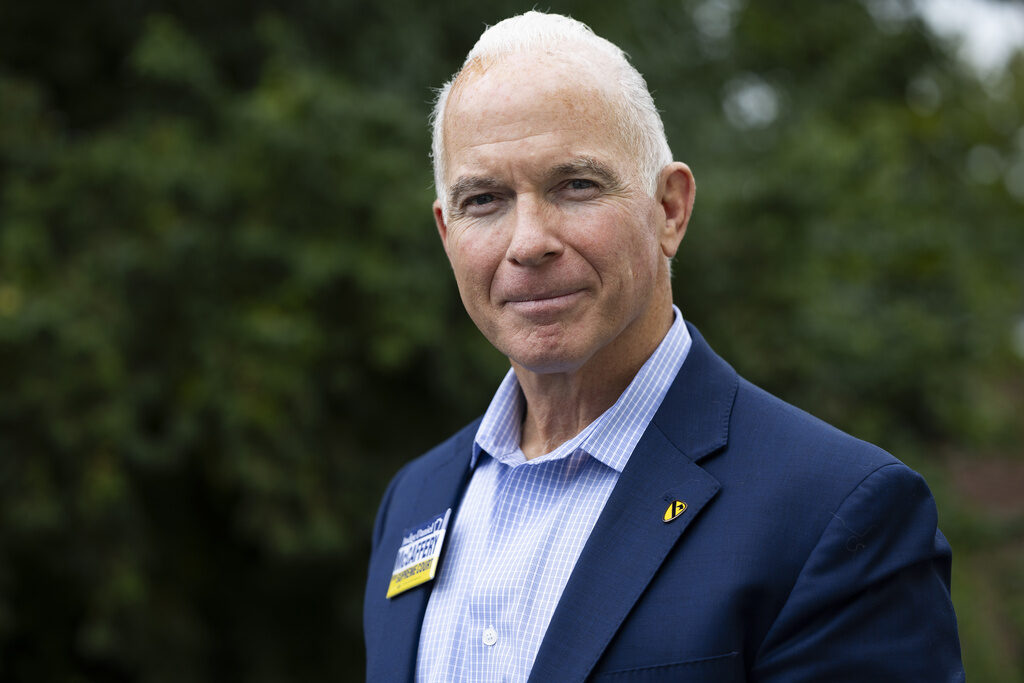 Election 2023 Pennsylvania Courts Candidate for Pennsylvania Supreme Court Judge Daniel McCaffery poses for a photo