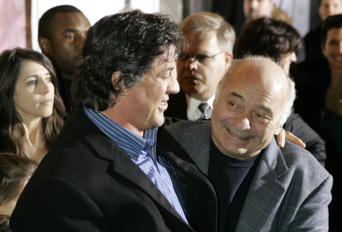 Obit Burt Young File photo: Burt Young (right) and Sylvester Stallone, star of the movie ''Rocky Balboa,'' attend the film's premiere in Philadelphia, Dec. 18, 2006. Burt Young, the Oscar-nominated actor who played Paulie, the rough-hewn, mumbling-and-grumbling best friend, corner-man and brother-in-law to Sylvester Stallone in the “Rocky” franchise, has died. Young died Oct. 8, 2023 in Los Angeles.