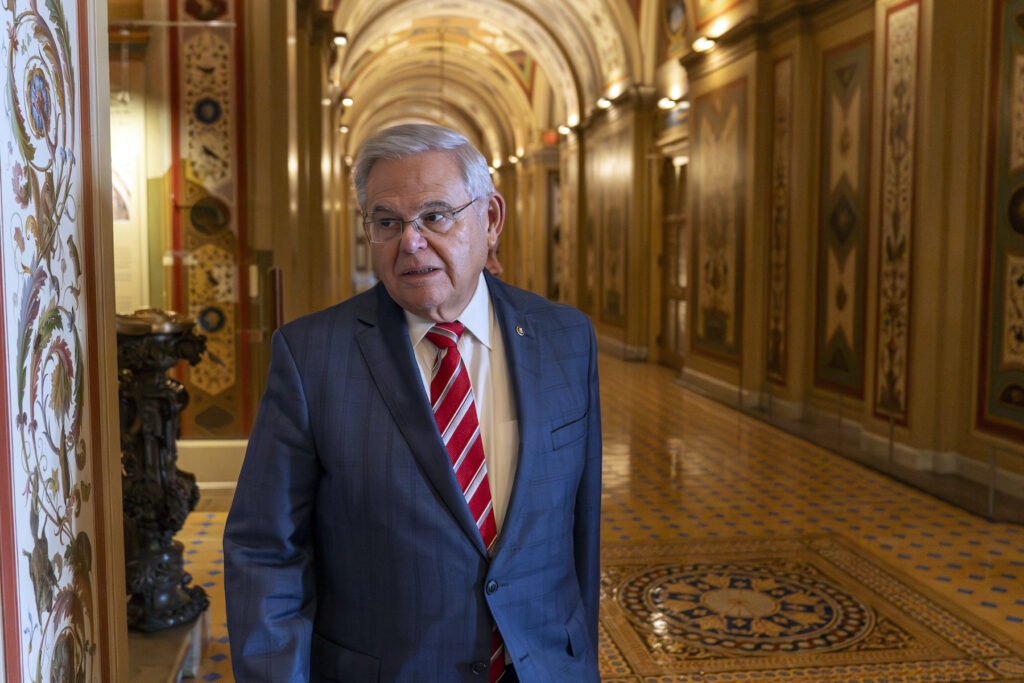 Bob Menendez Sen. Bob Menendez in the Capitol building