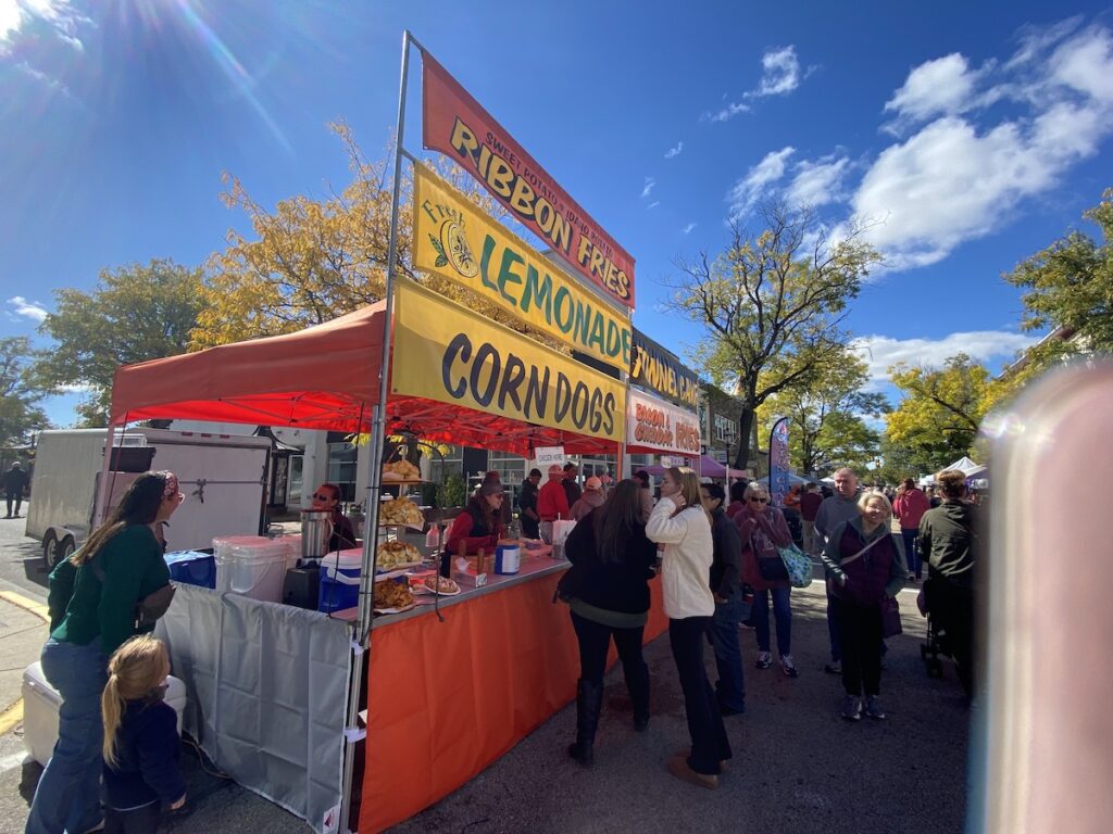 People at a festival in Ambler
