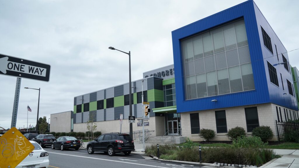 PanAmericanAcademeyCharter-2-scaled Exterior photo of Pan American Academy Charter School.