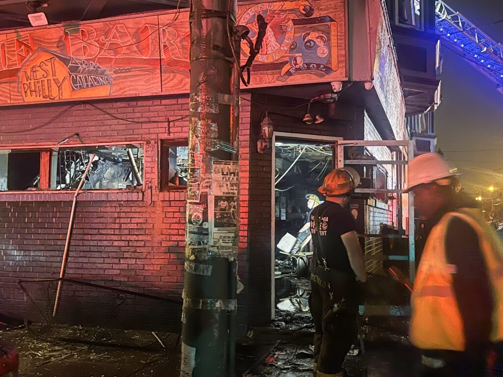 barn-divebar-westphilly-fire-02-scaled Firefighters assess the damage to the Bar(n) at 4901 Catharine St. in West Philadelphia