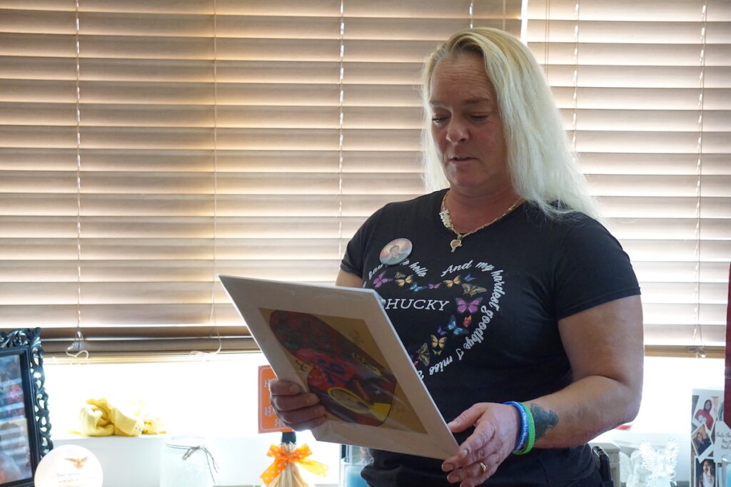 cold-case-1 Jennifer Meleski holds memories of her son, Charles Maude III