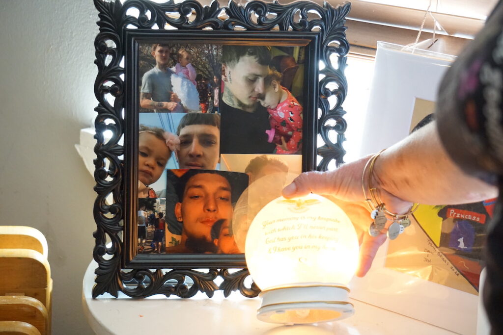 A photo collage of photos of Charles "Chuckie" Maude III.