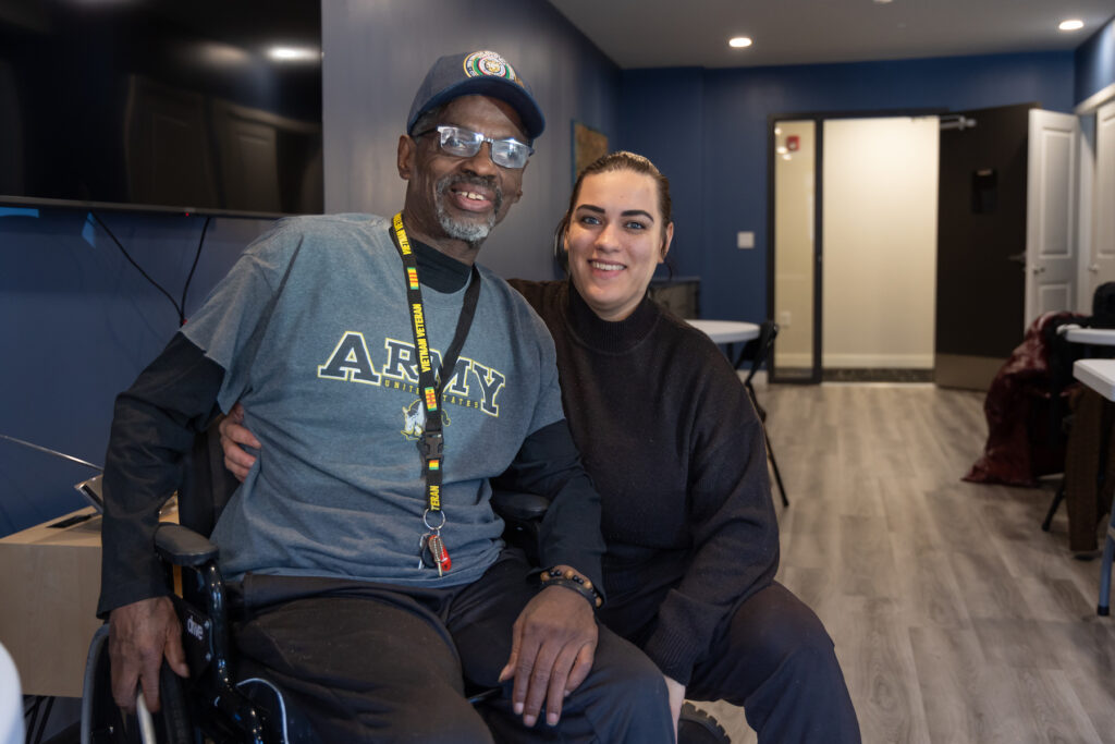 Leon Brantley and Vanessa Morbeck posing for a photo