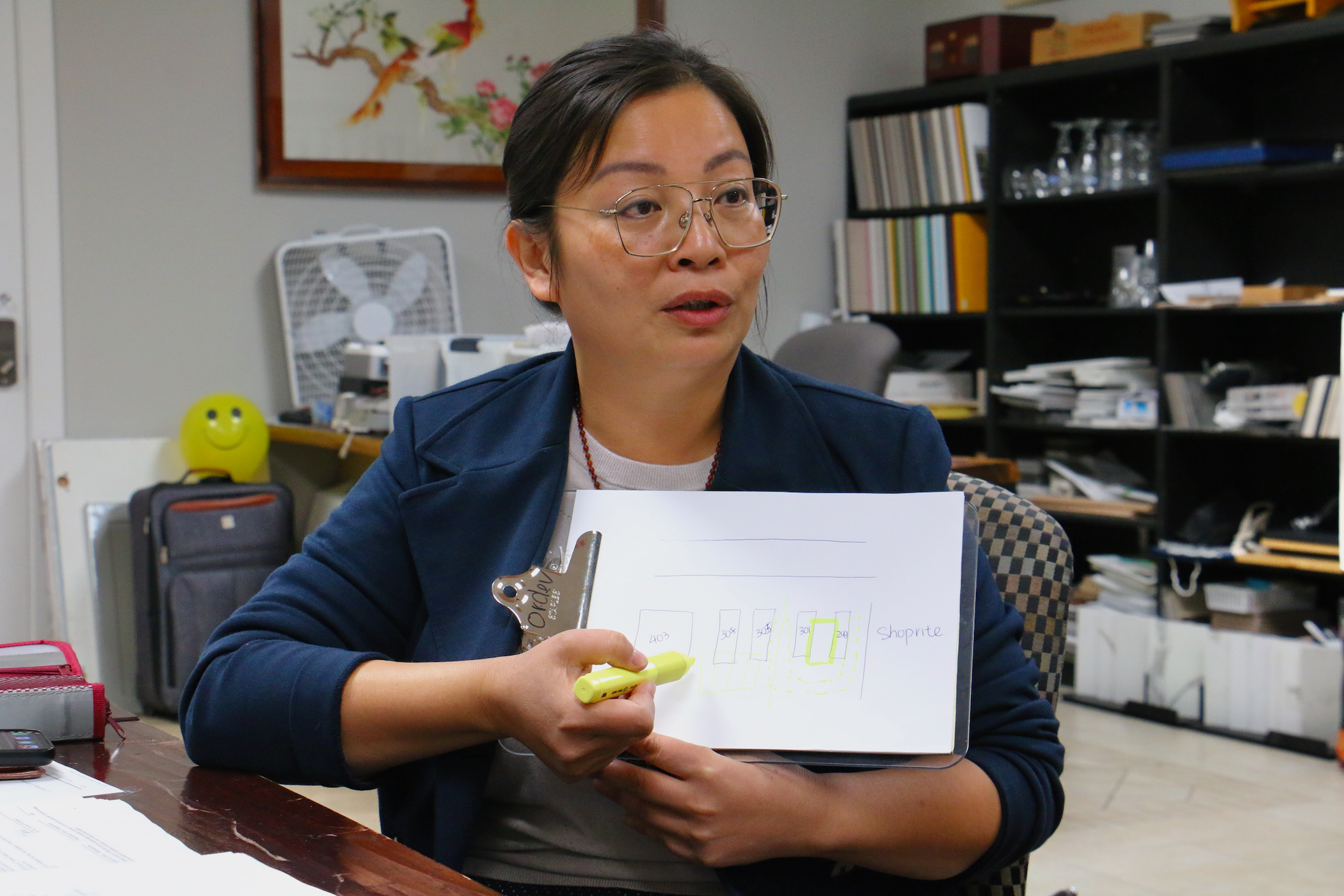 Thao Le in her office