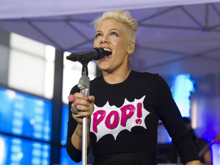 Pink performs on NBC's ''Today'' show on Tuesday, Sept. 18, 2012 in New York.