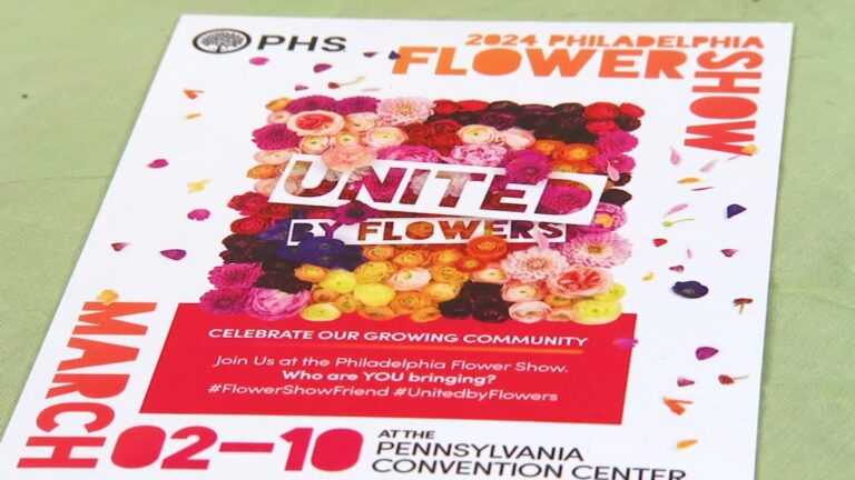 Poster for the 2024 Flower Show