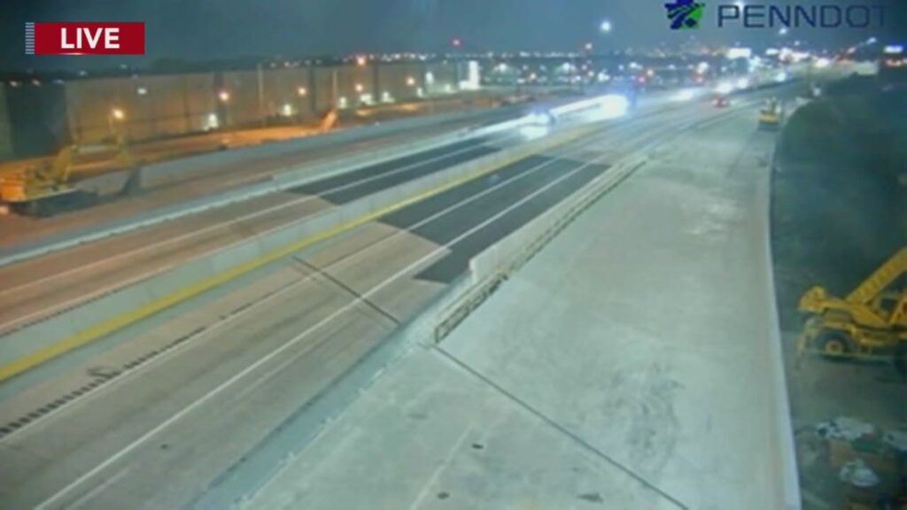 i95-traffic-shift-penndot-6abc I-95 camera