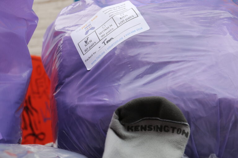 A bag of socks