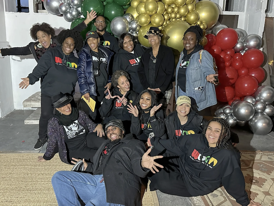 The WURD production team poses for a photo