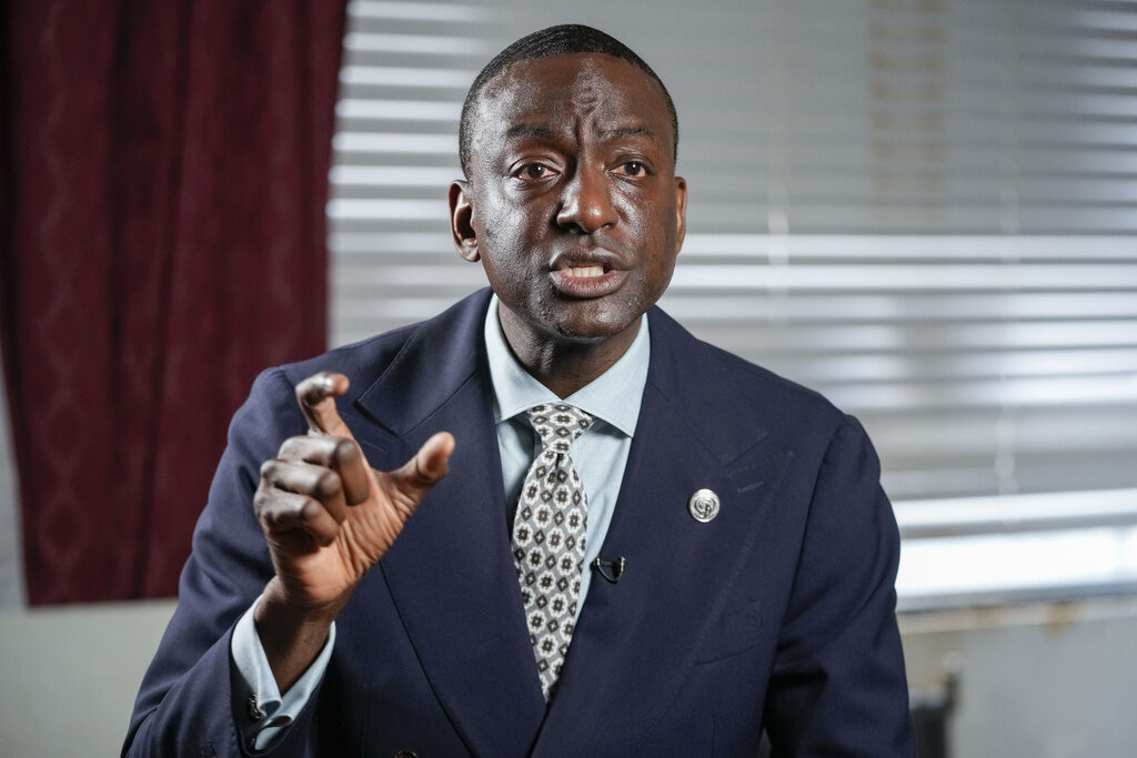 Yusef Salaam Yusef Salaam gestures as he speaks