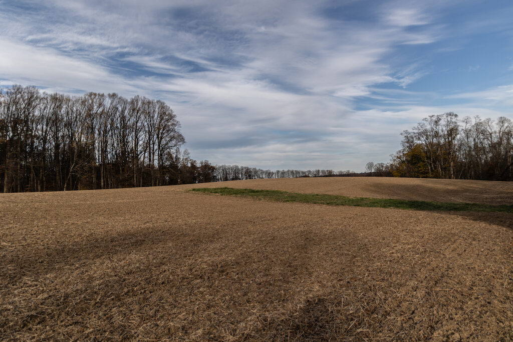A large open field in Big Elk Creek State Park.