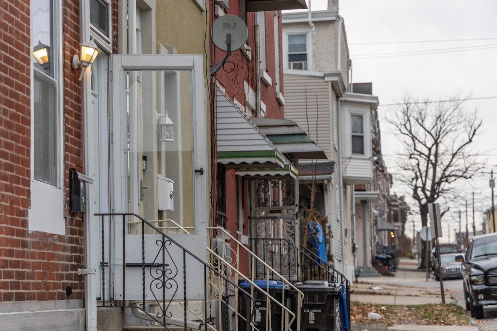 Rowhomes in Norristown, Pa.