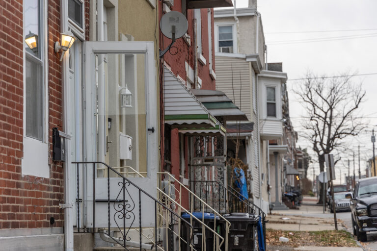 Rowhomes in Norristown, Pa.