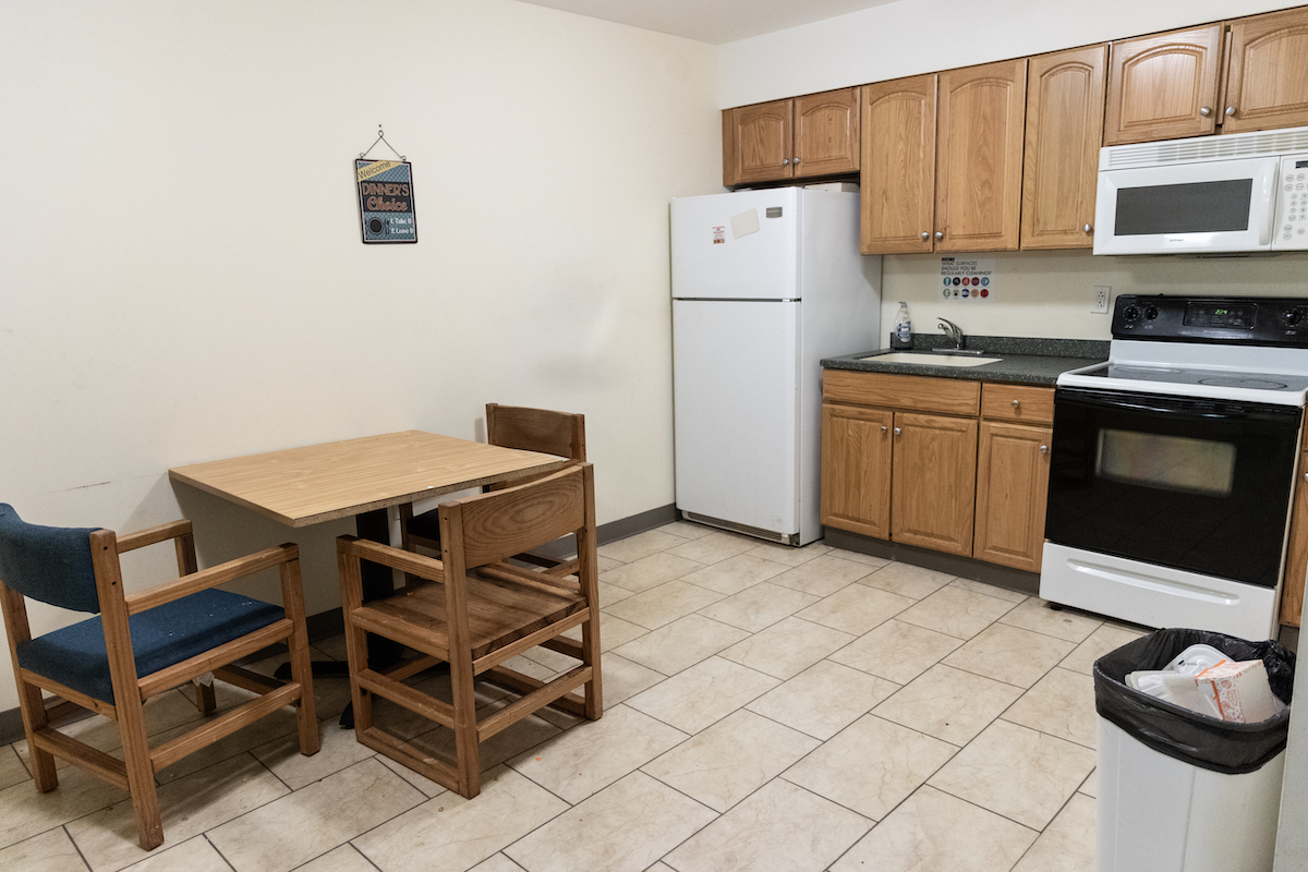 A kitchen at Covenant House in Atlantic City, N.J.