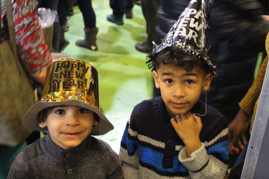 2 (1) Children at previous year's ‘Confetti Celebration.’