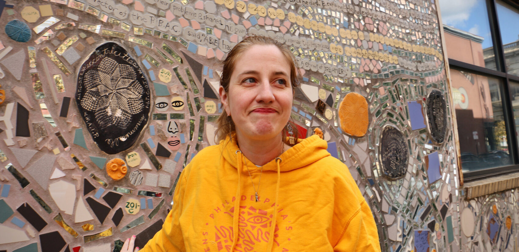 Emily Smith at the Magic Gardens