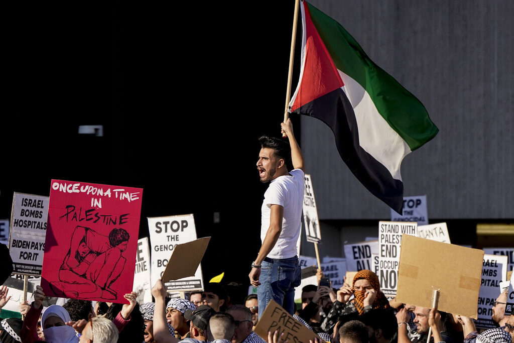 Israel Palestinians US States Pro-Palestinian protesters