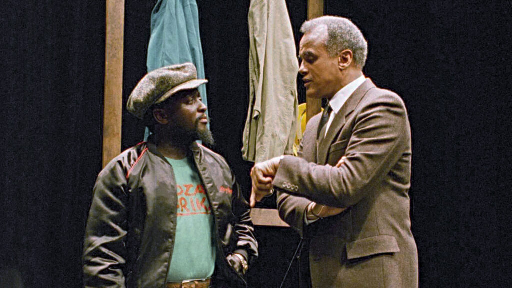 AP870414033 (1) Singer Harry Belafonte, one of the producers of the South African play