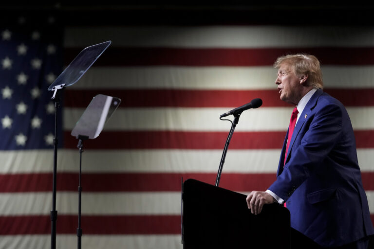Donald Trump at a rally