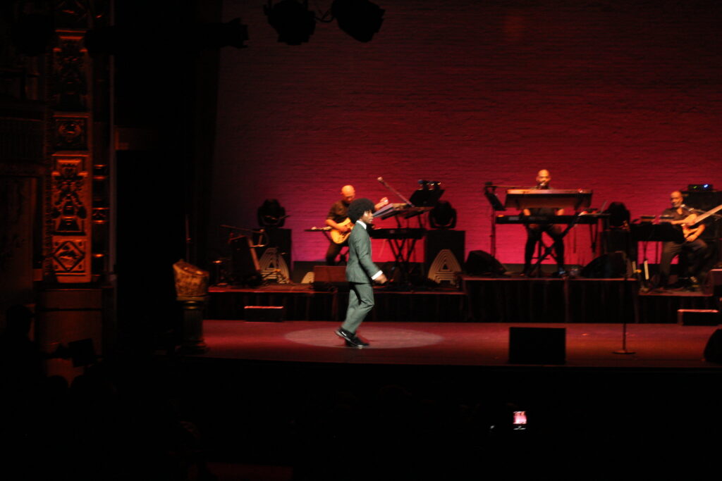 Nathanel Barlow on stage