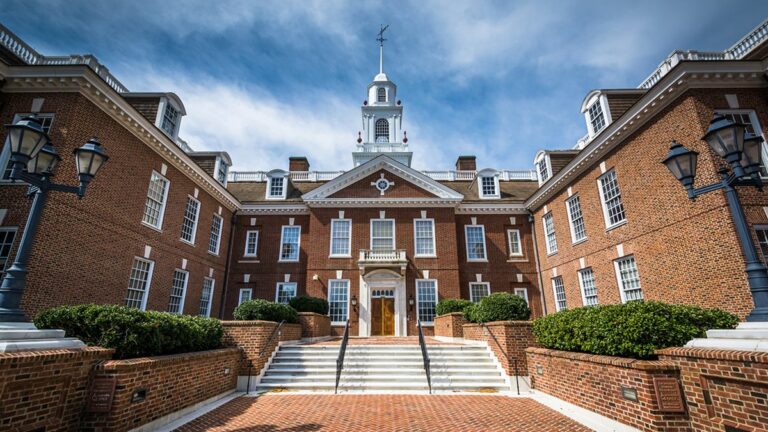 The Delaware state capitol building
