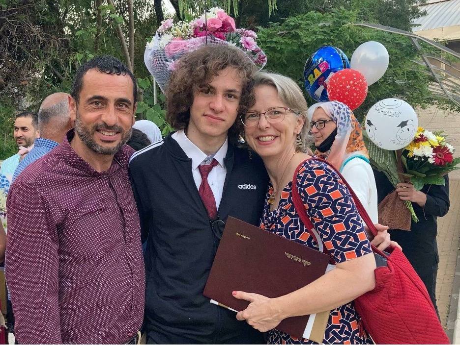 elizabeth-price-photo-4c24173e05e2600fa79f5db4e3fef35cd1eba580-s1600-c85 Hisham Awartani with his father, Ali Awartani, and mother, Elizabeth Price. Awartani is a junior at Brown University, studying mathematics and archaeology.n(Elizabeth Price)