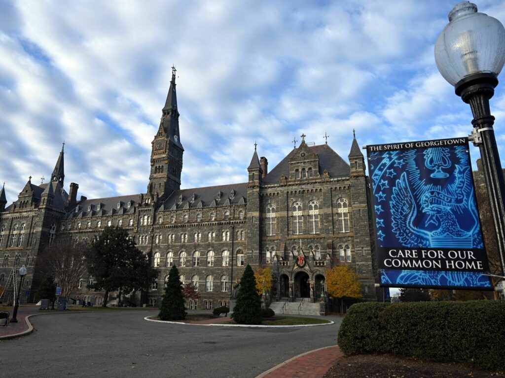 US-EDUCTAION-GEORGETOWN A view of Georgetown University