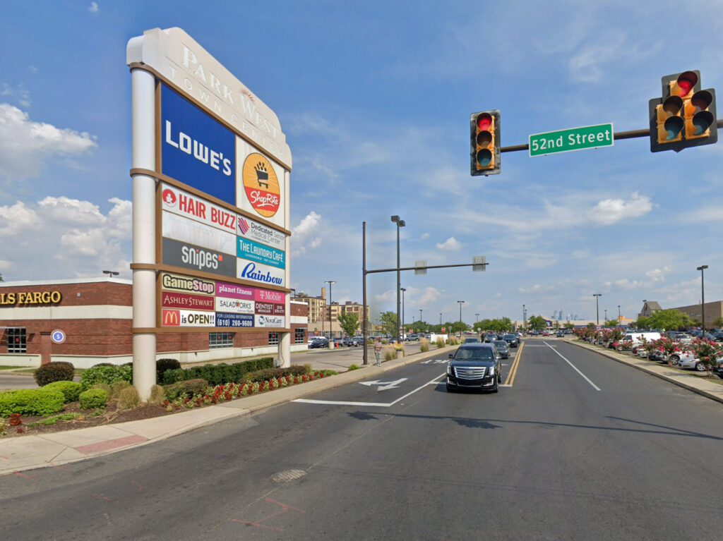 The ParkWest Town Center, where Starbucks was going to open a community-focused store that offered training for young workers. (Google Street View)