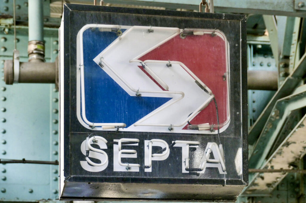 SEPTA sign