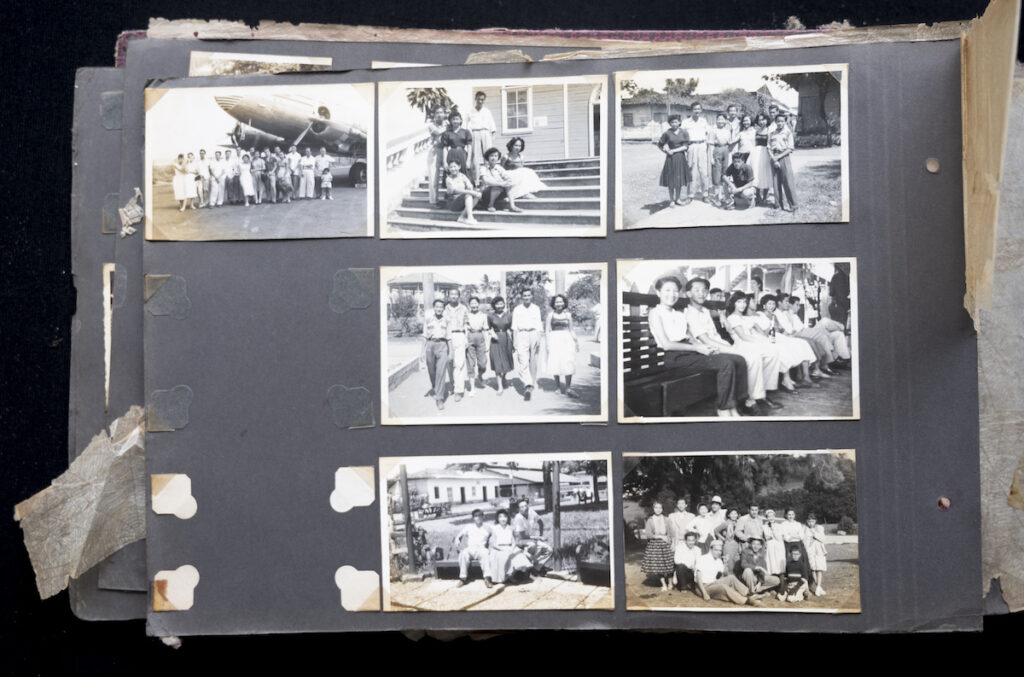 A family photo album