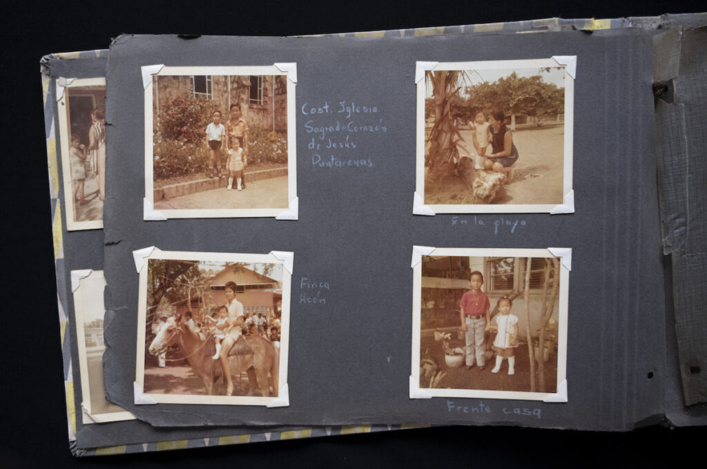 A family photo album