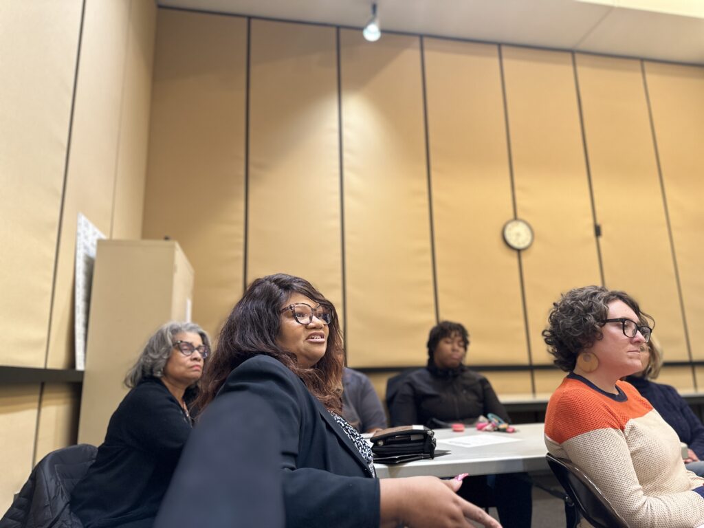 Nicole Robinson shared her own experiences with being raised by her grandparents, navigating the system and what she sees.