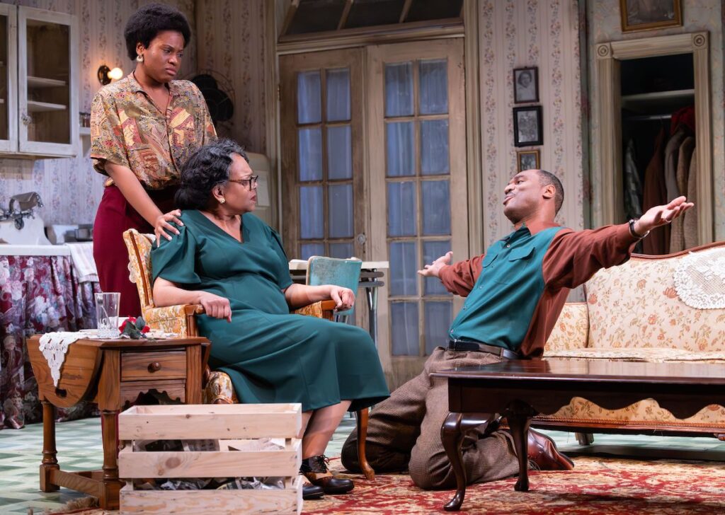 RaisinintheSun. BristolRiversideTheater Brittany Davis, Patricia Floyd and Walter DeShields in the Bristol Riverside Theater production of