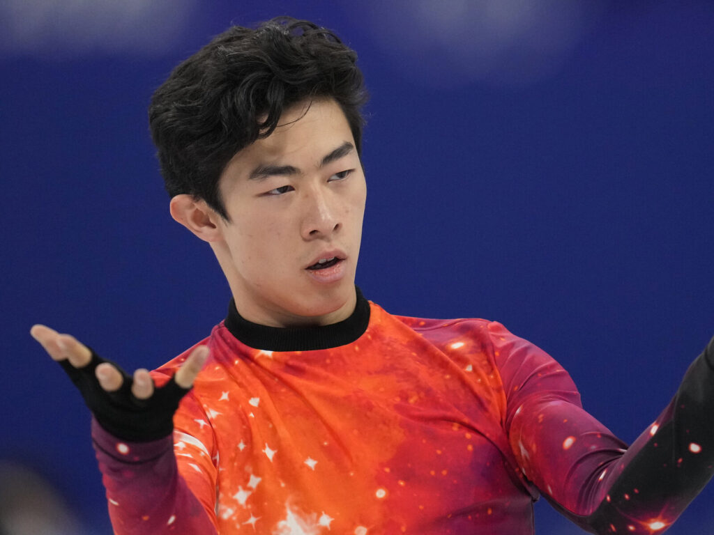 Nathan Chen Nathan Chen competes at the 2022 Winter Olympics, Thursday, Feb. 10, 2022, in Beijing. Chen and the rest of Team USA are now gold medal winners in the team event following a doping decision against Russian Kamila Valieva. Natacha Pisarenko/AP