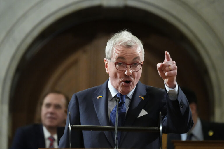 New Jersey Gov. Phil Murphy delivers his State of the State address to a joint session of the Legislature at the statehouse