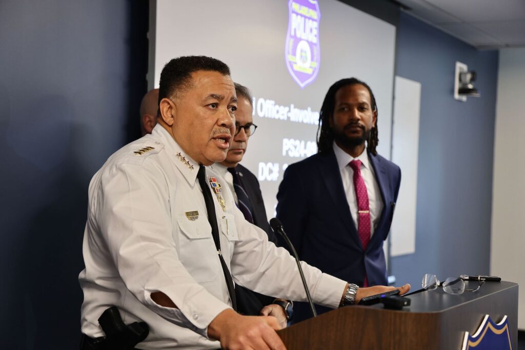 ppd-press-conference-e-lee-2024-01-30-2 Kevin Bethel speaking at a podium