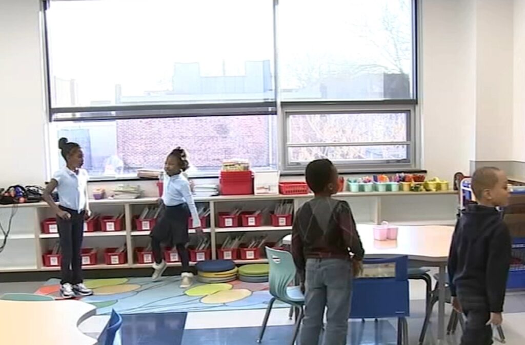 Thomas M. Pierce school opens up for students. (6abc)