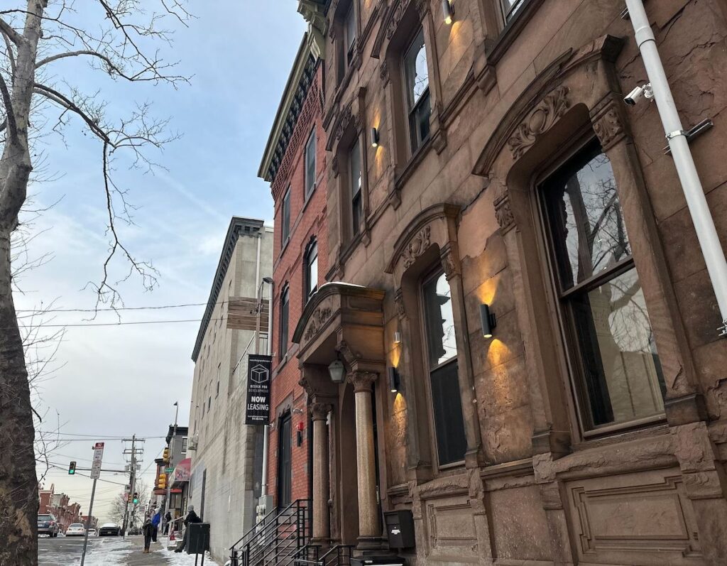 The exterior of the new headquarters of the Working Families Party