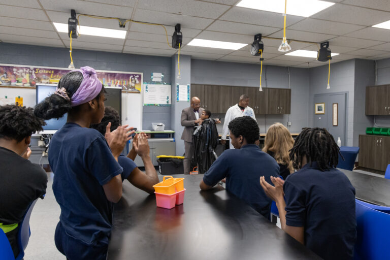 School science experiment