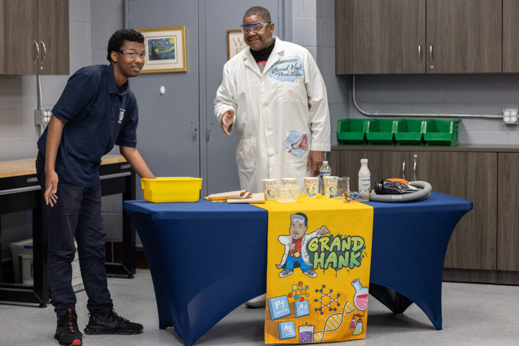 School science experiment
