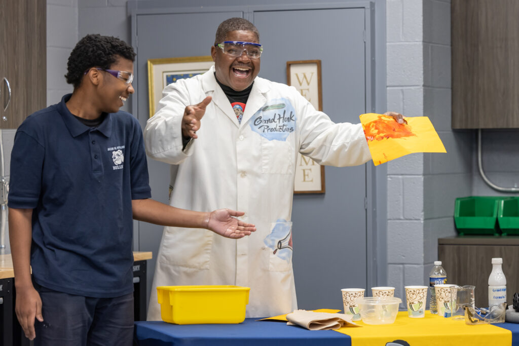 School science experiment