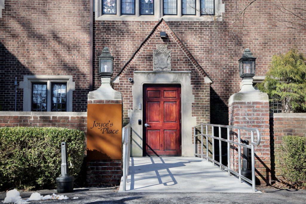 2024 02 14-e lee-philadelphia parkside joyces place-home for women front entrance The entrance to Joyce's Place