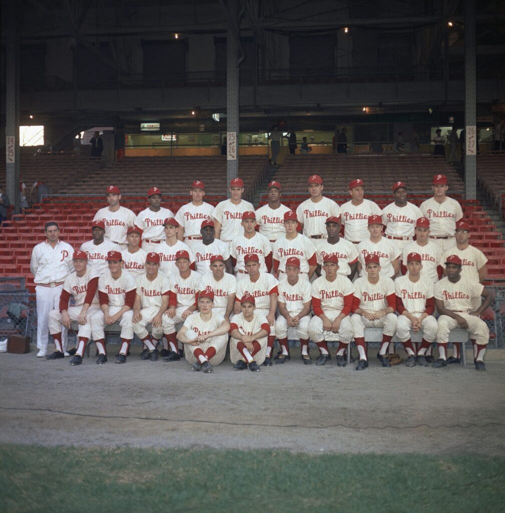 AP6409230395-scaled Philadelphia Phillies are shown Sept. 23, 1964.