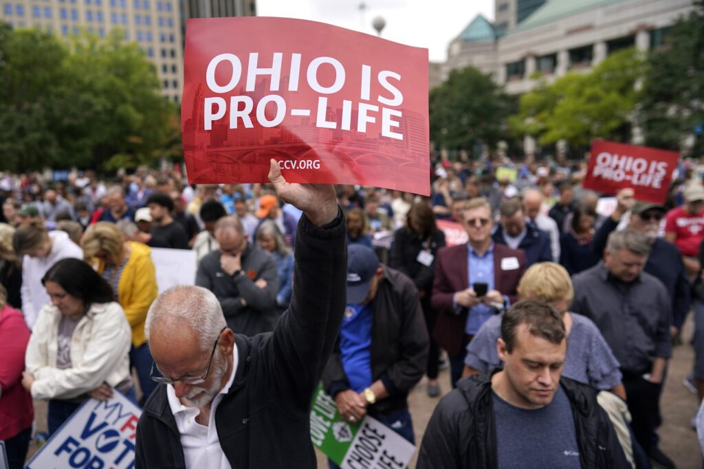 Paul Meacham anti-abortion protest